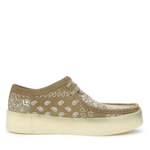 clarks Wallabee Cup Dark Olive print main image 10